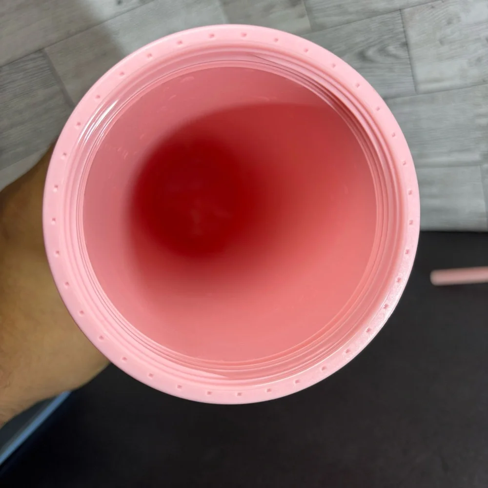 Starbucks Marble Peachy Pink Acrylic Cold‎ Cup 24 Oz. 2021
